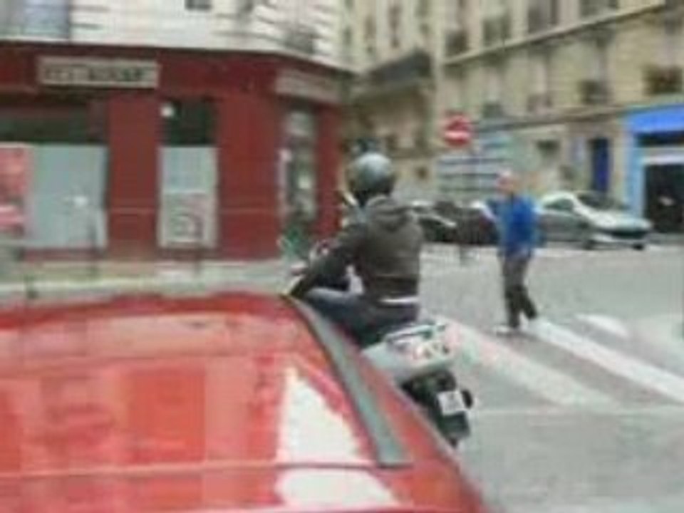 Stéphane et son scooter