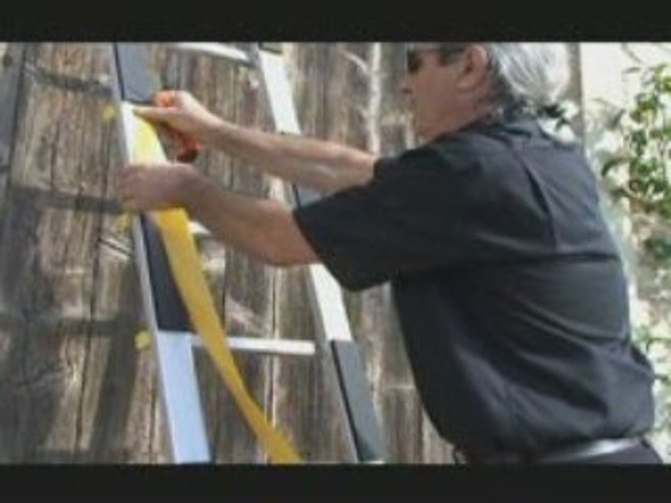 Mousse de protection pour échelle de  toit 2 partie