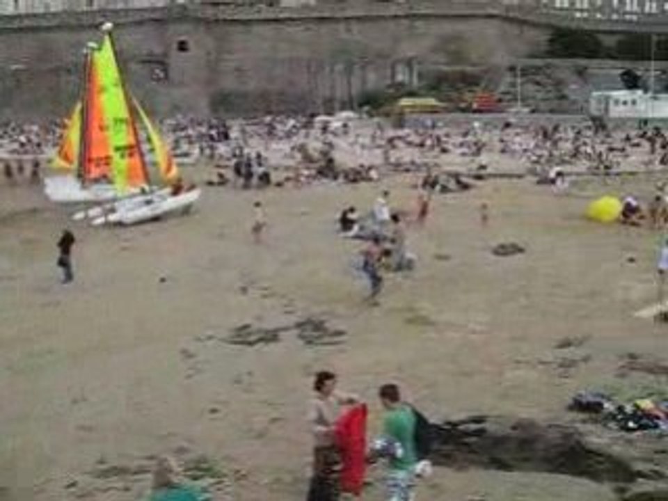 Plage du bon secours St Malo 2008