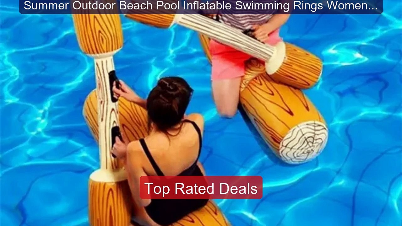 Summer Outdoor Beach Pool Inflatable Swimming Rings Women m... -- Top ...