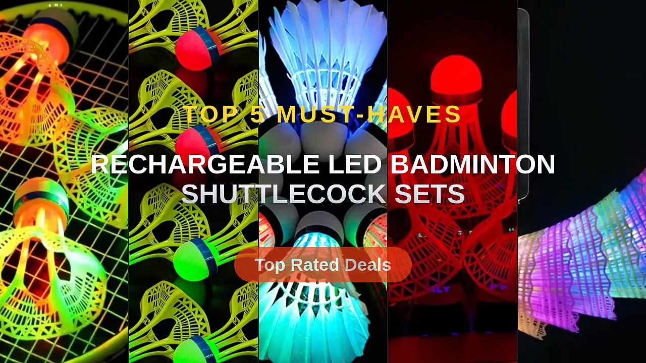 Why Everyone Is Buying Rechargeable LED Badminton Shuttlecock Sets ...