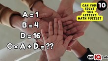 #ThinkYouCan 🤨😏 Can You Solve This Letters Math Puzzle? (Part 2) 📓