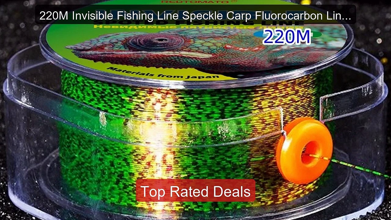 220M Invisible Fishing Line Speckle Carp Fluorocarbon Line ... -- Top ...
