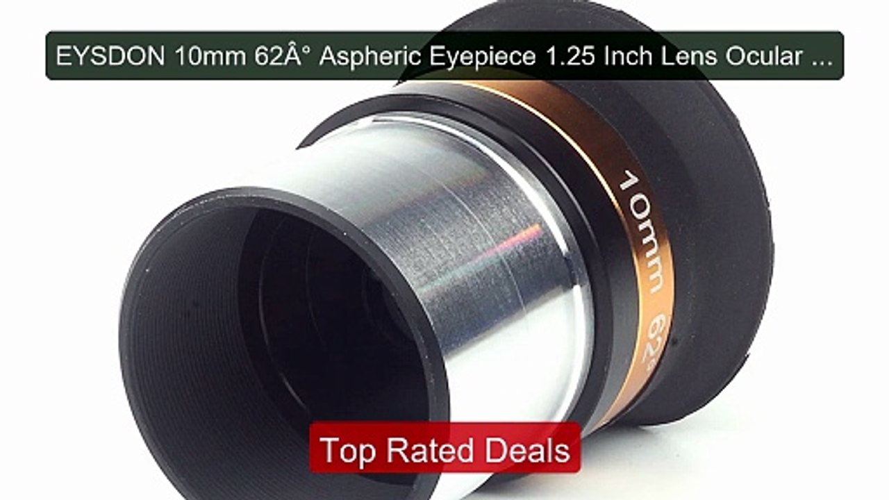 EYSDON 10mm 62Â° Aspheric Eyepiece 1.25 Inch Lens Ocular for Astron ...