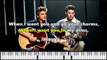 All I Have to Do Is Dream - The Everly Brothers | Karaoke with Lyrics 🎤✨ (Classic 50s Hits)