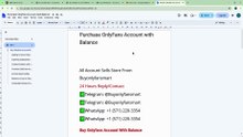 BestUSAMarket: Purchase an OnlyFans Account With Balance