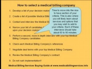 Medical Billing Services Selection Guide
