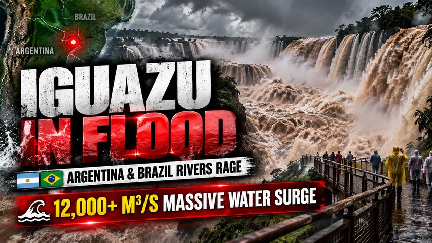 Iguazu Falls Flood: Is This the Most Dangerous Water Surge Ever Recorded? Argentina | Brazil