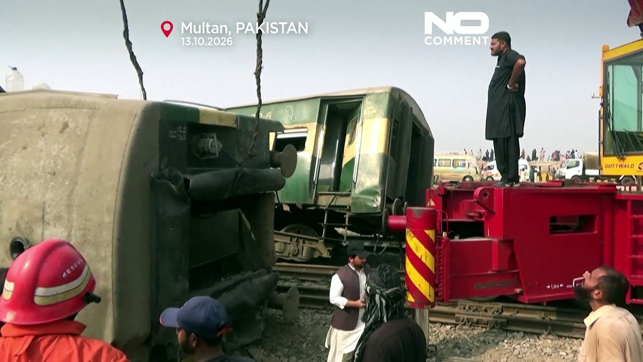 Pakistan: Zug entgleist – mindestens fünf Tote, über 30 Verletzte
