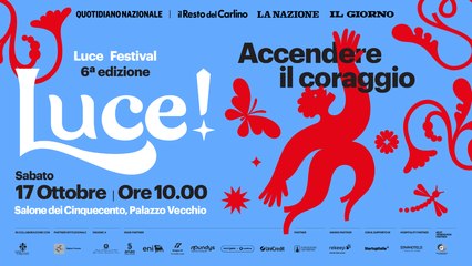 Festival Luce! 2026 - 6a Edizione | Sabato 17 ottobre - PARTE 1