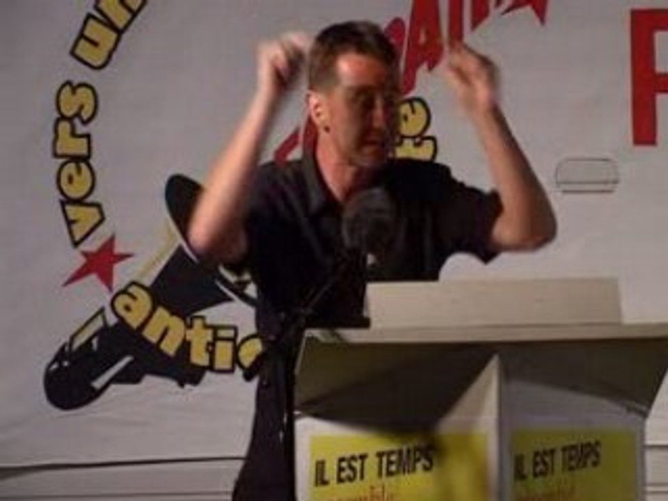 Université d'été 2008 - Meeting Olivier Besancenot