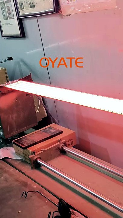 Transparent Quartz Infrared Heat Lamp Halogen Heating Tube Customized ...