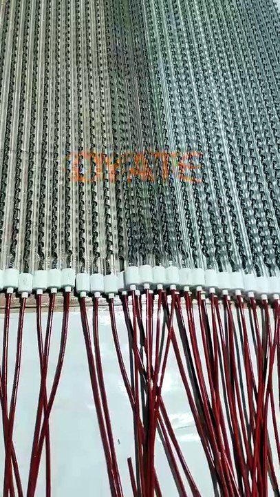 Semi White Quartz Infrared Heating Tube Halogen Lamp for Energy ...