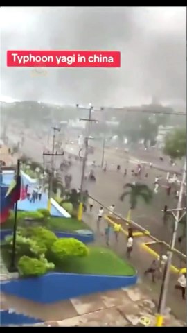 Super Typhoon Yagi’s Terrifying Power! 🇨🇳