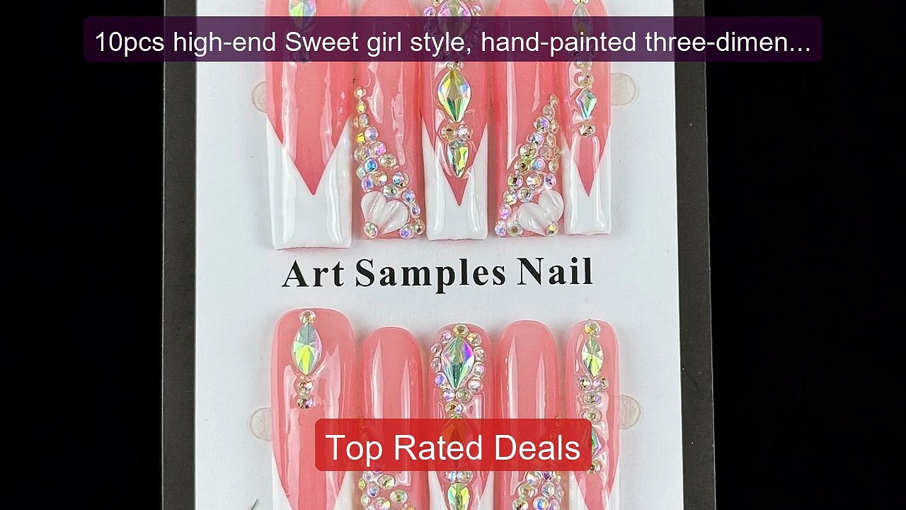 10pcs high-end Sweet girl style, hand-painted three-dimensi... -- Top ...