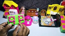 6:43Minutes Satisfying with Unboxing Barbie Doll Kitchen Set Pink Cooking Toys Mini Pots  Pans asmar