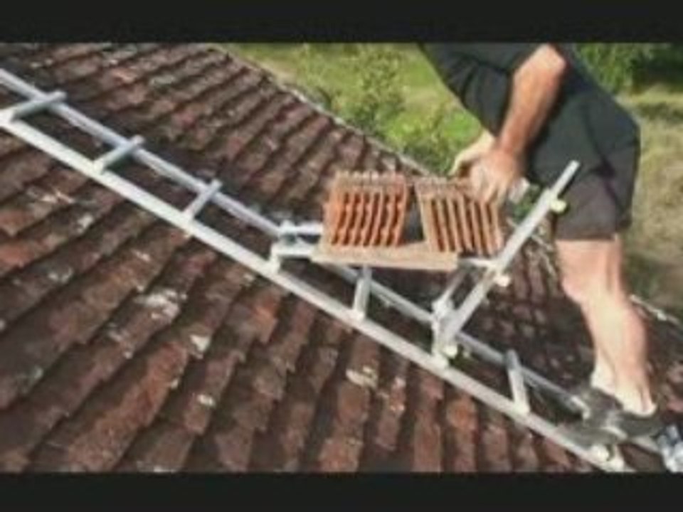 3° partie du kit taquet repose outils pour echelle de toit