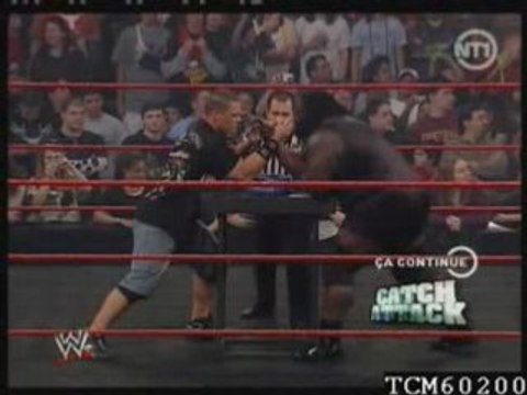 John Cena vs Mark Henry Bras de fer VF