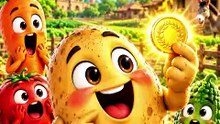 Aloo Ko Mila Sone Ka Sikka! 🥔😱 | Funny AI Vegetable Story | Animal Vised