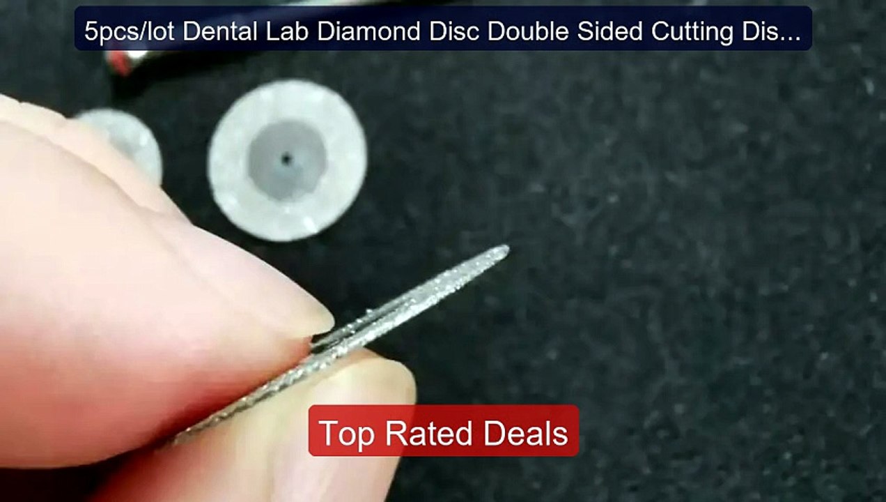 5pcs/lot Dental Lab Diamond Disc Double Sided Cutting Disc ... -- Top ...
