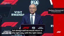 F1's return to Africa an 'incredible, exciting moment' - Domenicali