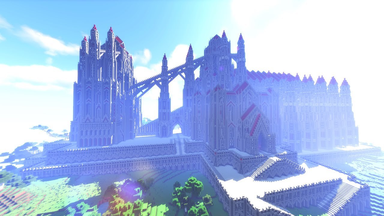 The Great Cathedral Minecraft Survival Build | Legendary 7-Month ...
