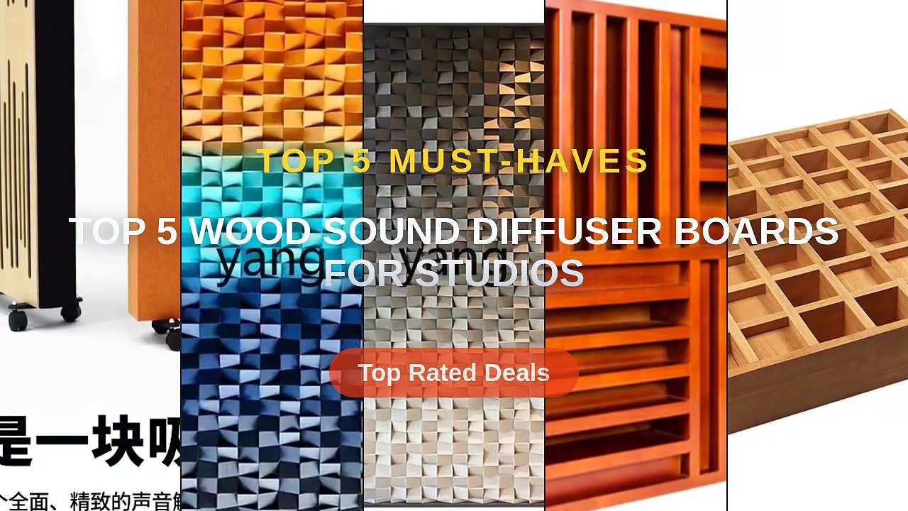 Top 5 Best Top 5 Wood Sound Diffuser Boards For Studios (Must Have ...