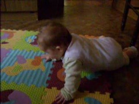 Manon a 4 pattes, 6 mois et demi