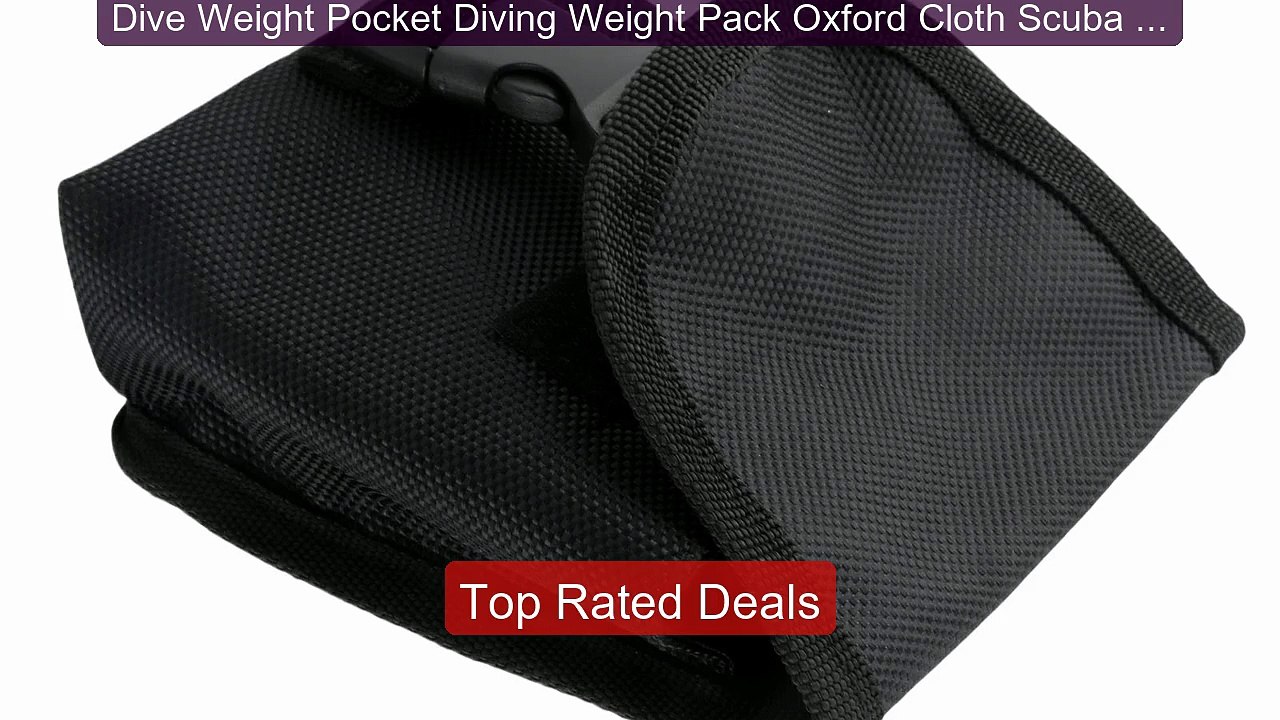 Dive Weight Pocket Diving Weight Pack Oxford Cloth Scuba Divin ...