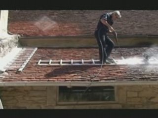 Mousse sous échelle de toit pour  le karcher 2 partie.