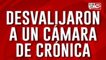 ¡Golpe al corazón de Crónica! Desvalijaron a nuestro camarógrafo Foca y le robaron todo