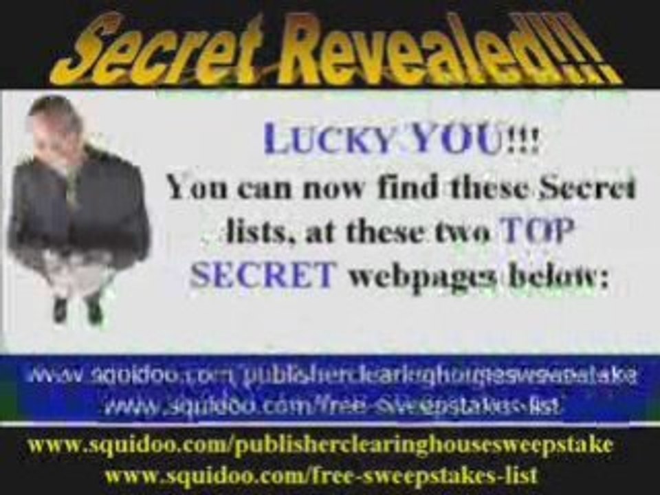 Las Vegas Sweepstakes - Secret List of Easy Sweepstakes!