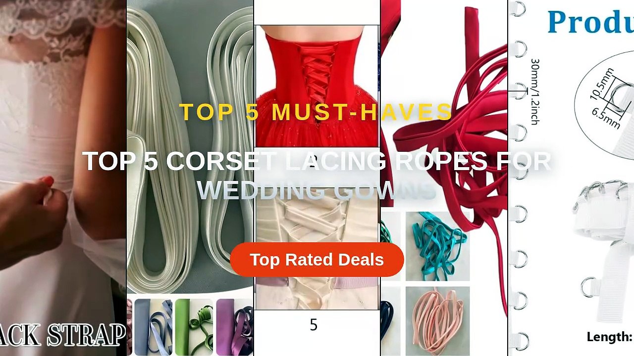 Why Everyone Is Buying Top 5 Corset Lacing Ropes For Wedding Gowns - 4 ...