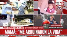 Habla la tía de Ángel: la criatura iba con su papá en un auto