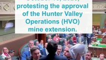 Rising Tide activists crash NSW Parliament question time