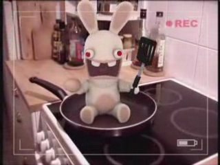 Rayman contre les lapins cretins et les oeufs