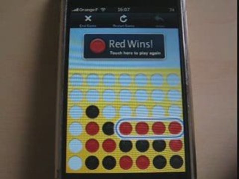 4 in a Row sur iPhone