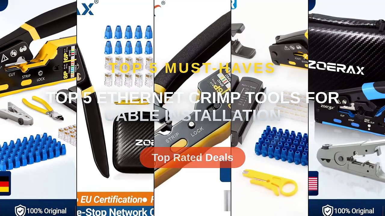 Top 5 Best Top 5 Ethernet Crimp Tools For Cable Installation (Must Have ...