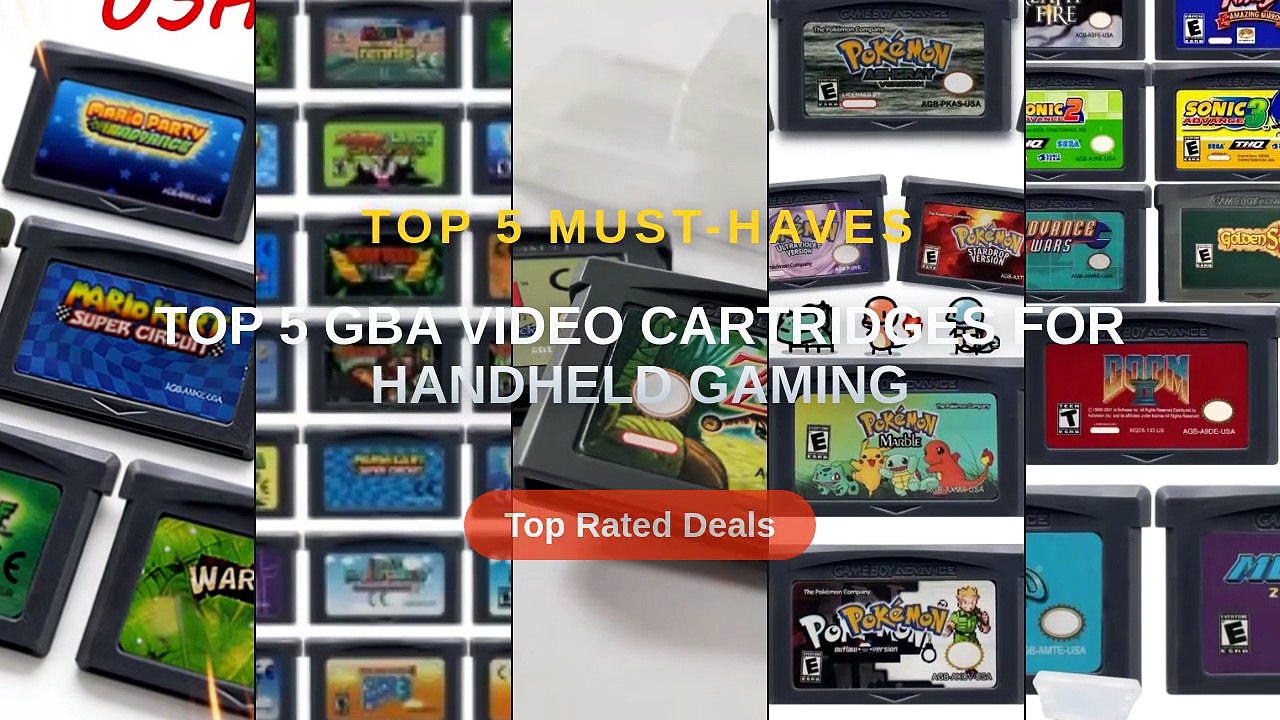 Top 5 Best Top 5 GBA Video Cartridges For Handheld Gaming (Must Have ...