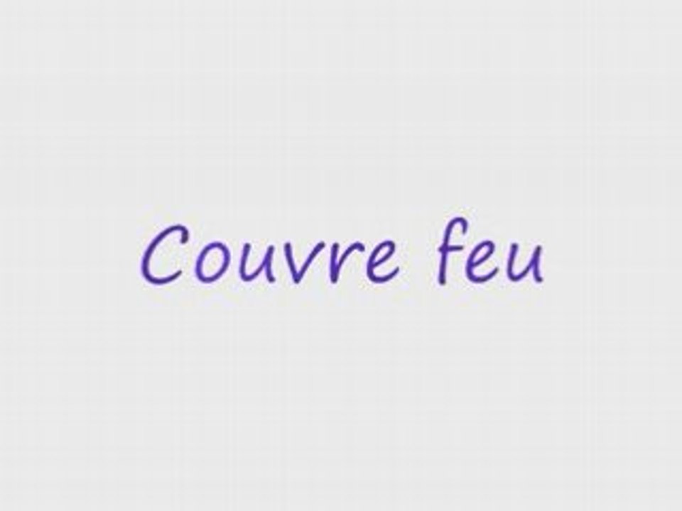 Couvre feu 2008