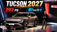 Hyundai TUCSON 2027: Neues Design, 292 PS und bis zu 81 km elektrisch!