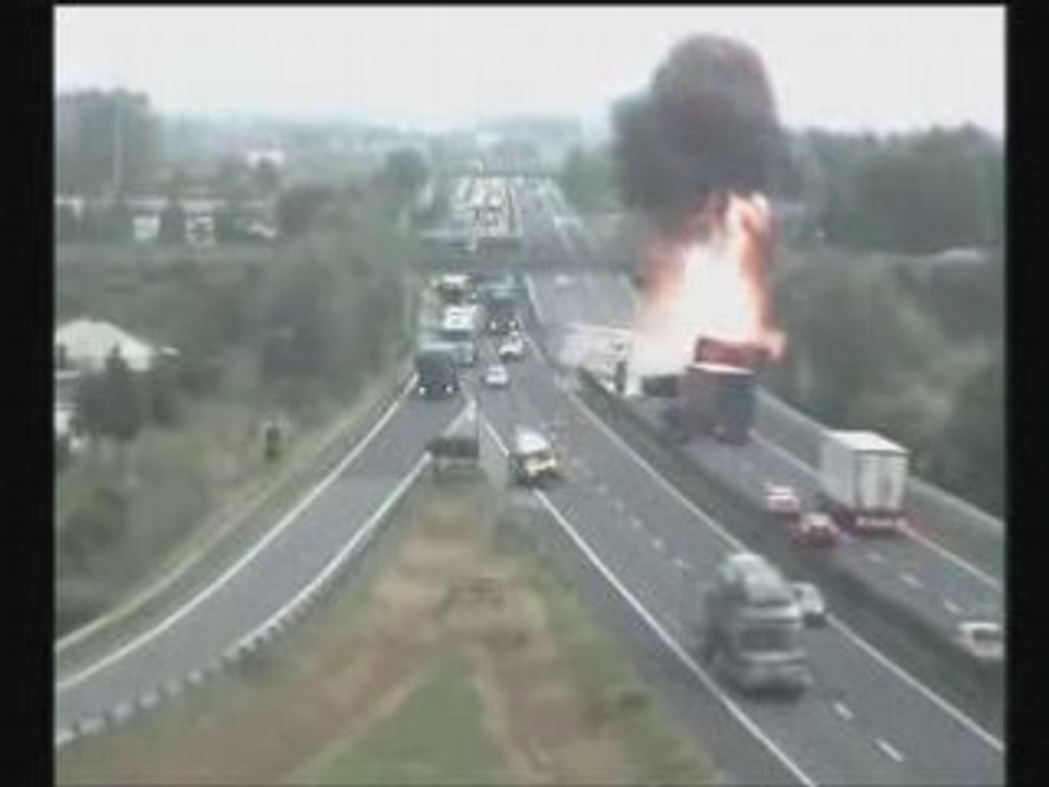 Grave accident sur autoroute