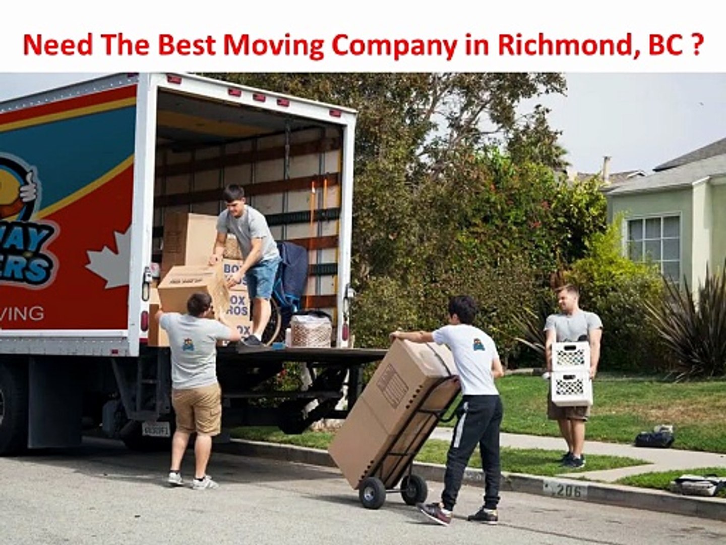Ecoway Movers : #1 Moving Company in Richmond, BC | 778–832–0316