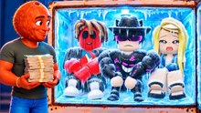 COCARDO TRAPPED US in HIS ICE CREAM SHOP in ROBLOX...😭💔