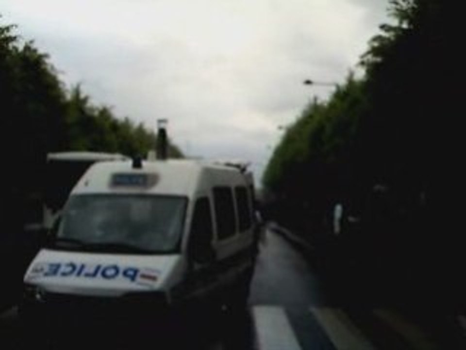LYON - PARIS SG FINALE COUPE DE FRANCE 2008 CORTEGE PARISIEN