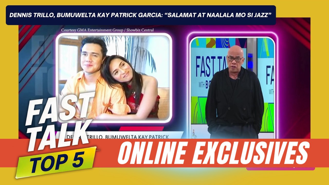 Fast Talk with Boy Abunda: Dennis Trillo, bumuwelta kay Patrick Garcia ...