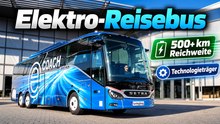 Daimler Buses Electrified Coach: 500 km Reichweite im Praxistest!
