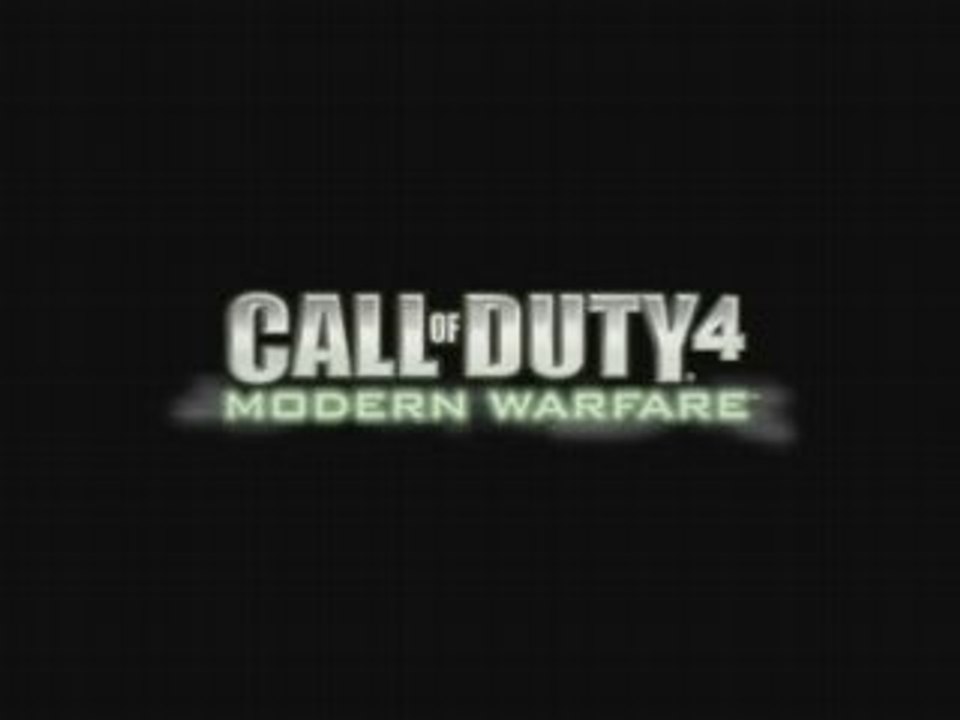 Call of Duty 4 - Première mission