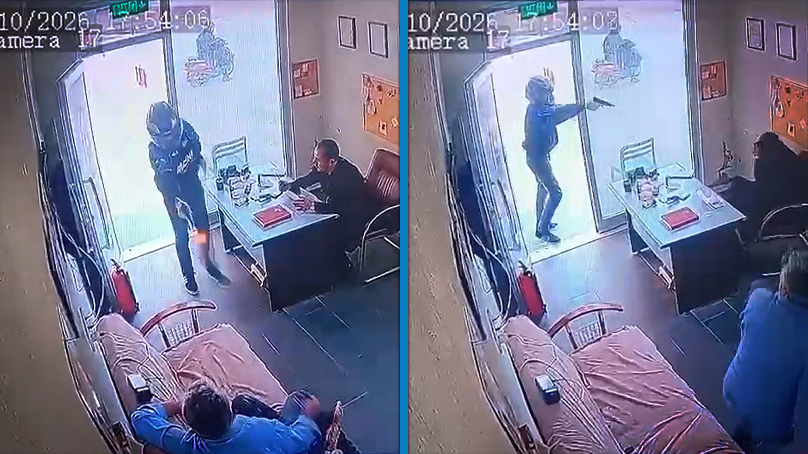 Akaryakıt istasyonundaki silahlı saldırının görüntüleri ortaya çıktı
