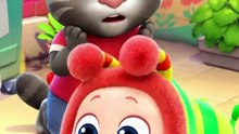 EL GATO TOM ENCONTRO UN BEBE ORUGUITA